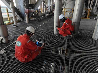 ADVANCED NDT DEPARTMENT OF QIS COMPANY – APPLYING PEC TECHNOLOGY IN CUI TESTING FOR FACTORIES IN THE NORTHERN REGION