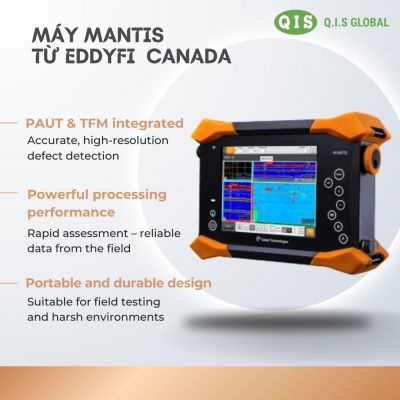 M2M MANTIS&trade; FROM EDDYFI TECHNOLOGIES &ndash; A MOBILE PAUT &amp; TFM SOLUTION FOR ACCURATE AND EFFICIENT DEFECT INSPECTION