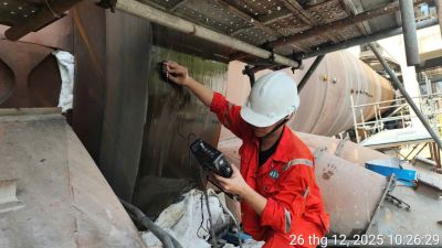 Inspection of Rotating Equipment at the Vicem Cement Plant